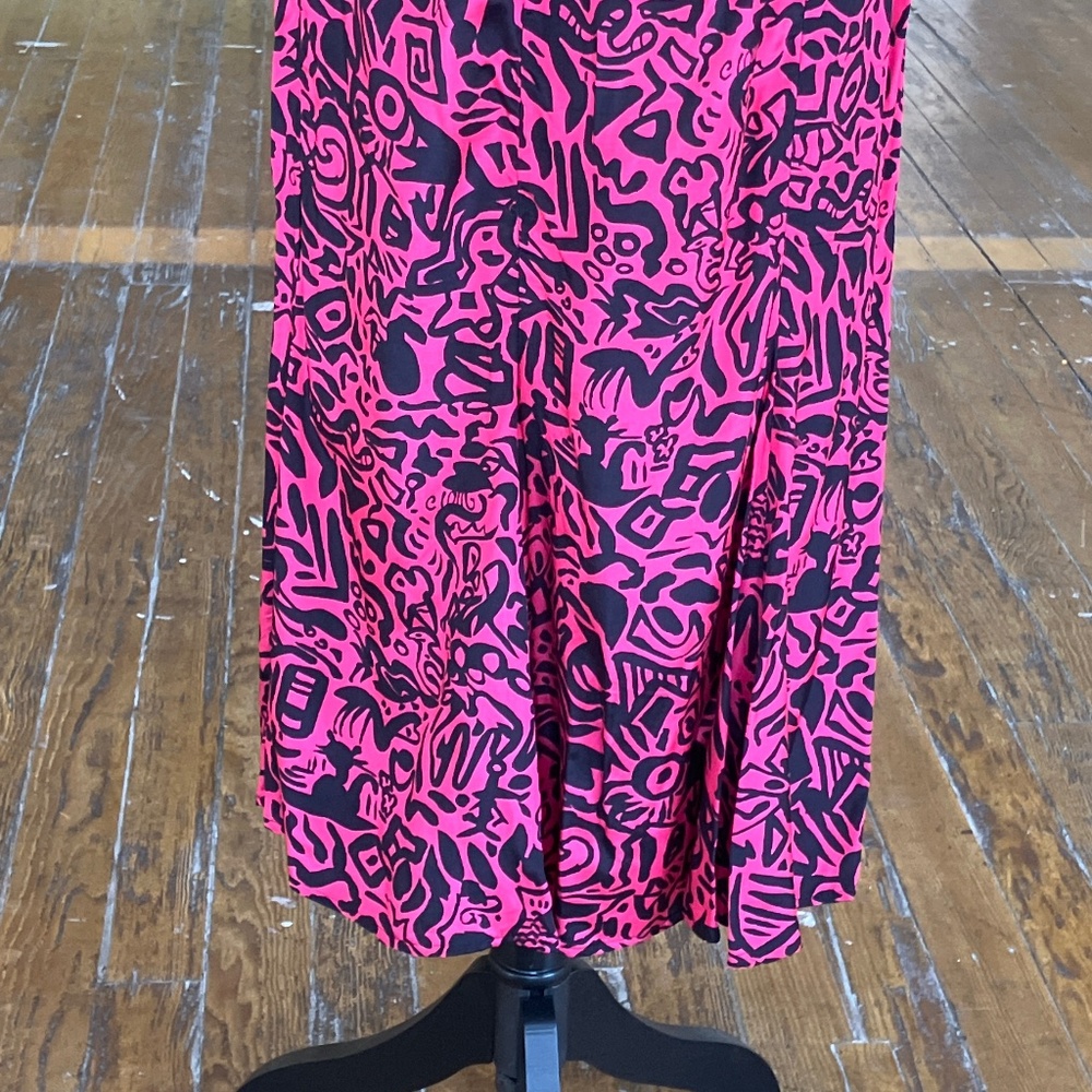 Pink and black 80s skirt set - Picture 14 of 15